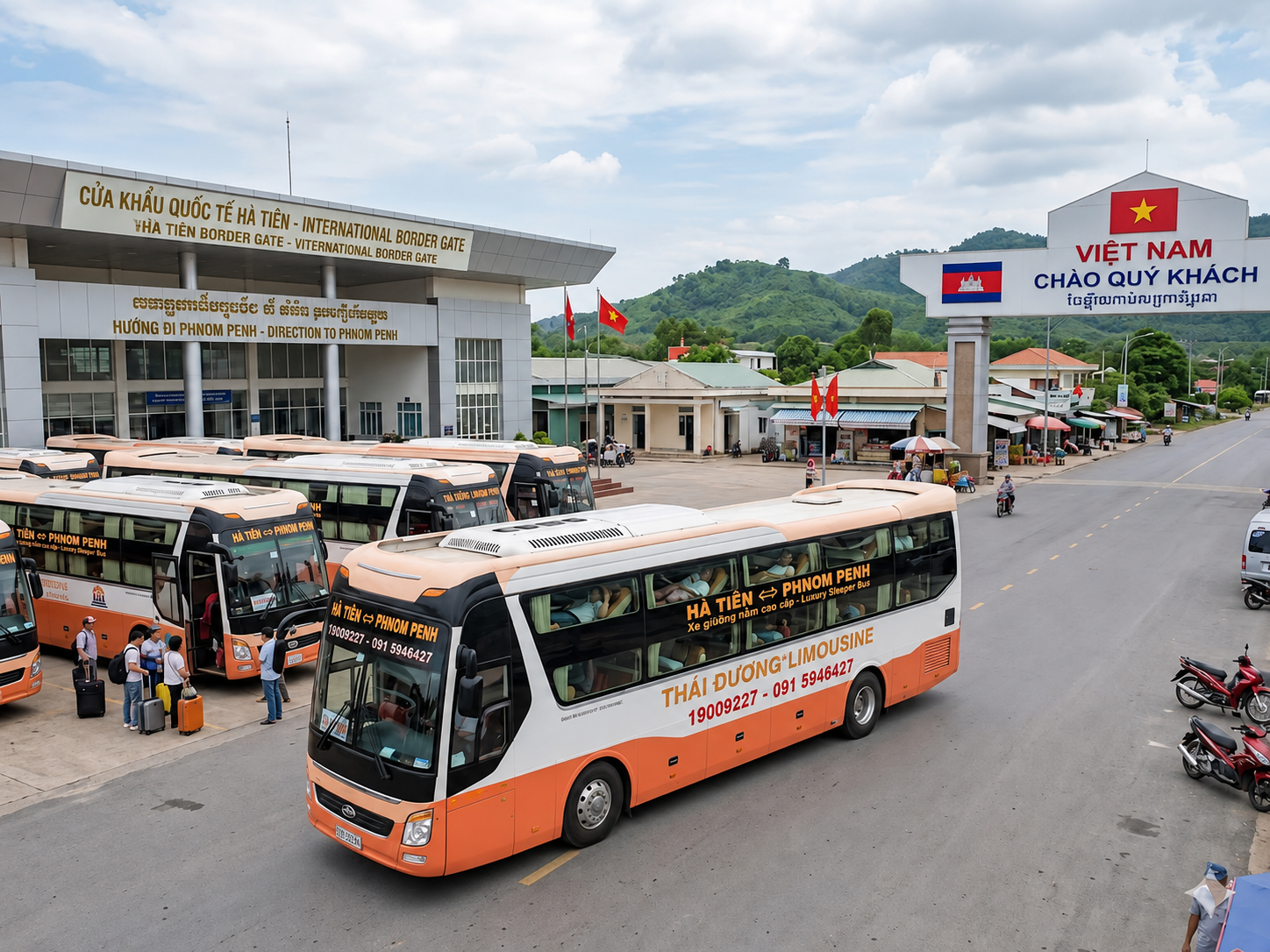 Xe Thái Dương Hà Tiên Phnom Penh 2026